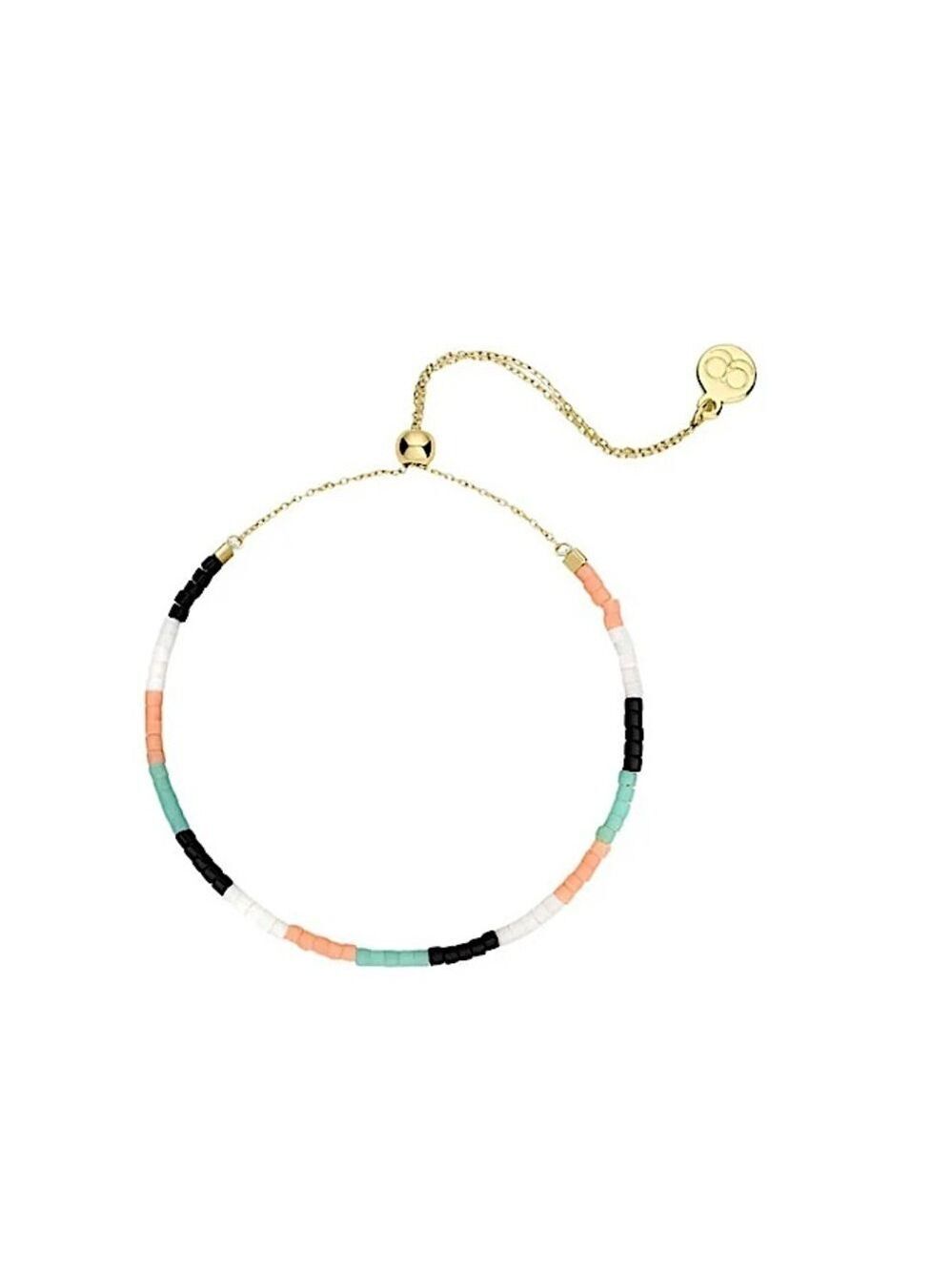 Gorjana Gigi Stripe Palm Desert Adjustable Bracelet New